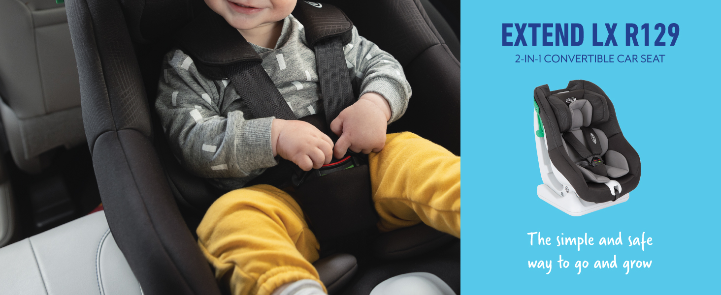EXTEND LX R129 HARNESS BOOSTER CAR SEAT