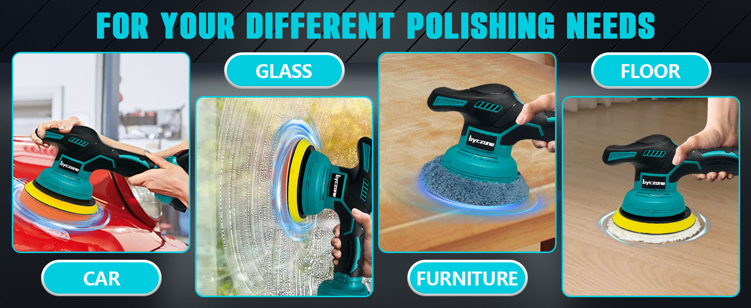 Text reads: 'IDEAL GIFT - WHAT WILL YOUR GET'. Grid display showing various car cleaning and detailing tools with teal colored labels and descriptions.