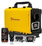 Sunster 12/24V&110-240V Portable Diesel Heater, 2025 upgrade 8KW Toolbox Diesel Heater with Bluet...