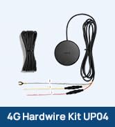 Text reads 'A510 2.7K+1080P'. Shows black dashboard camera device with digital display screen and metallic lens mount.