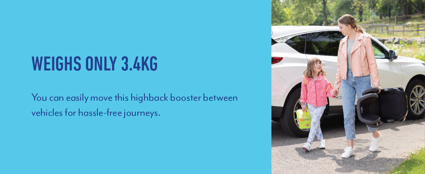 JUNIOR MAXI I-SIZE R129 HIGHBACK BOOSTER SEAT