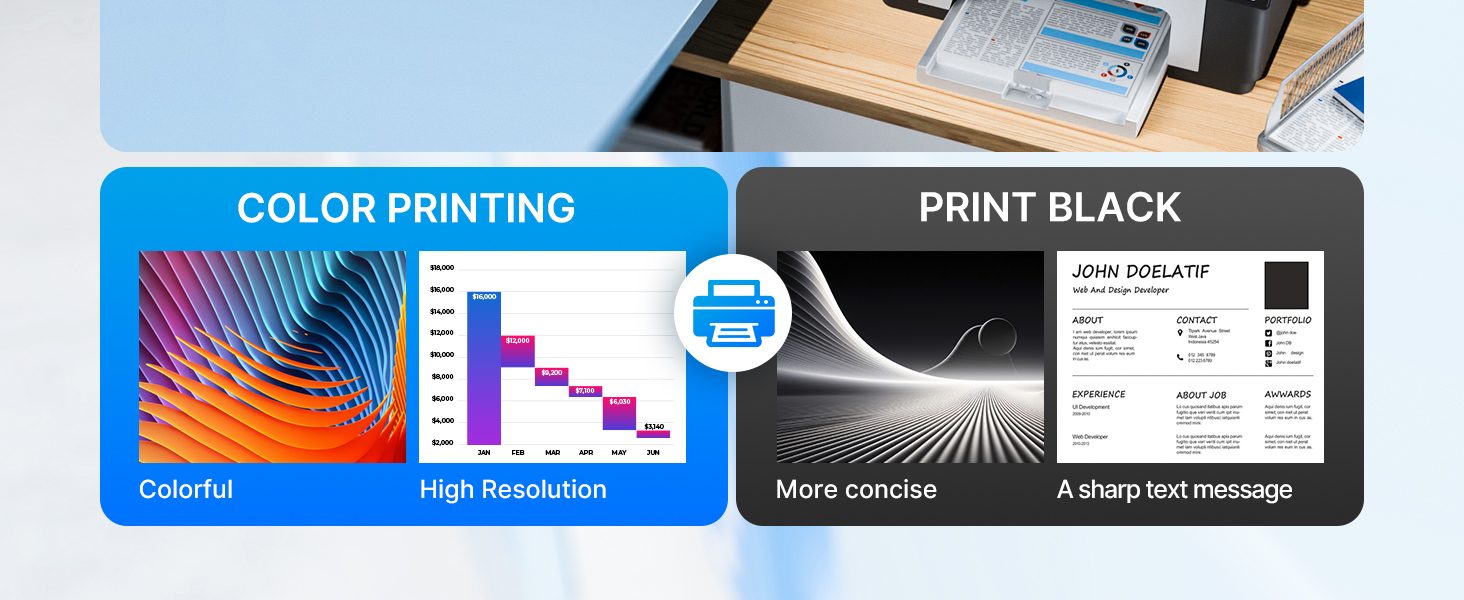 Text reads 'COMPATIBLE PRINTER MODEL: Compatible with HP OfficeJet Pro: 8100/8600/8610/8615/8616/8620/8625/8630/8640/8660/9120/9130/251dw/276dw/8100/8150e/8158e/8740/8745/9120e/9130e/9120'. Printer cartridge compatibility information display.