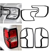 JHCHAN For Ford Ranger 2023-2025 Accessories - Head Light Guards for T9 Wildtrak Platinum Raptor ...