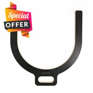 FOSHIO Mirror Wrap Tool Wood 15inch U-Sharp Bumper Car Vinyl Wrap Application Tools Window Tint Ki