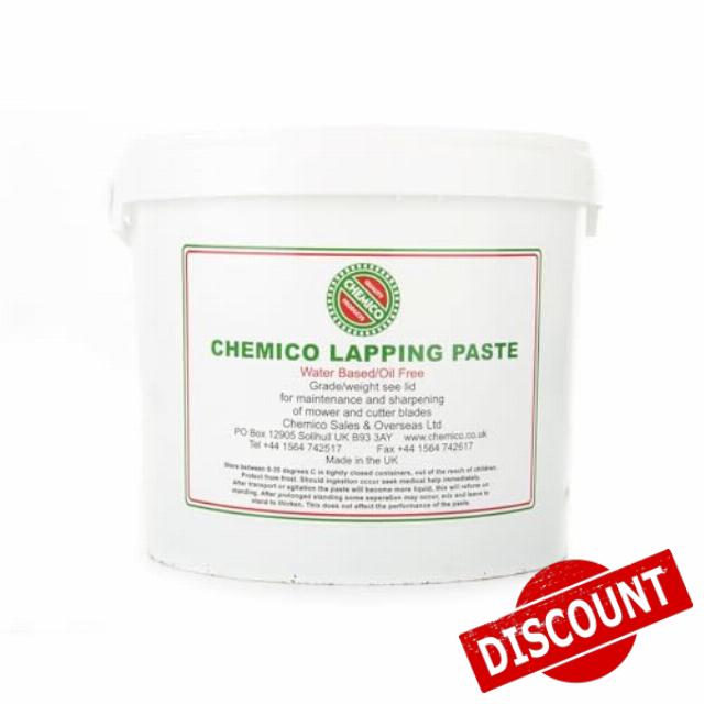 Medium 120 Grit Lapping Paste 2.5kg – Water Based Silicon Carbide Sharpening Compound for Cylinder Mowers