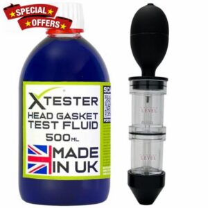 X-Tester CO₂ PRO Head Gasket Tester Kit – Made In UK - 500 ml – Detects Head Gasket Failure