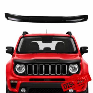 Heavy Duty Bonnet Guard for Renegade 2015-2022 - ABS Plastic Bug Guard Wind Deflector - Window Protector with Stone Chip Protection - Compatible with Renegade 2015-2022