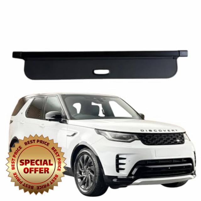 Land Rover Discovery 5 L462 2017-2022 Retractable Parcel shelf/Load Cover                                                          OEM Style replacement for a worn or missing parcel shelf designed for a Land Rover Discovery 5 L462 2017-2022