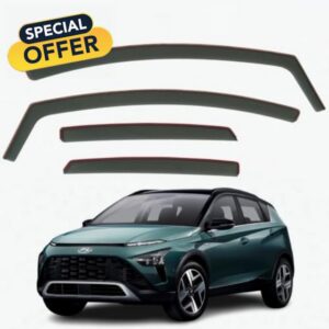 Set Of 4 Wind Deflectors For HYUNDAI BAYON 2021 2022 2023 2024 2025 2026 Models. BAYON Rain Deflectors