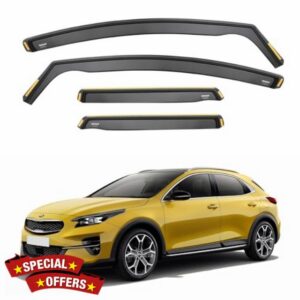 ISPEED Wind Deflectors For Kia XCeed 2019-2026 5-Door SUV 4pc Set | Keep Your Car Ventilated In Rain & Wind