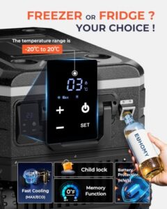 Portable Camping Fridge 12/24V DC