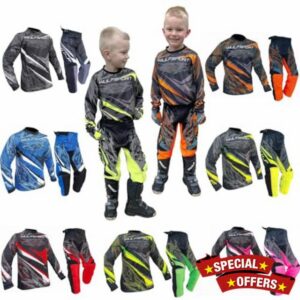 Kids MX Race Suit WULFSPORT New Junior Motocross Quad Off Road Jersey Trouser Set Motorbike Motorcycle Atv Dirt Bike Sports Racing Ki