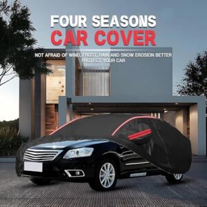 Full Car Covers for Outside Storage All Weather UV Dustproof Ultralight Quick-Dry