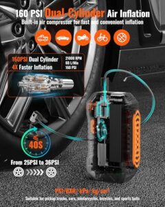 24000mAh Jump Box for 10L Gas/Diesel Engines