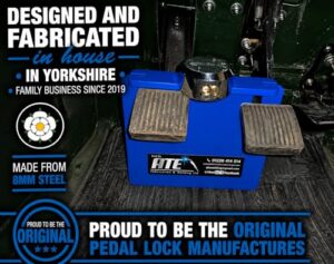 Blue Powder Coated