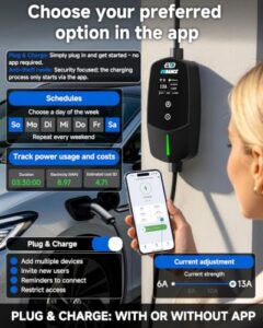 Granny Charger Type 2 Charging Cable for EV & PHEV