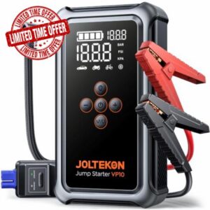 9000A 150PSI Jump Starter Power Pack with Air Compressor