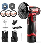Rivlox Cordless Drill Set 21V, 21+1 Torque Combi Drill with 1.5 AH Battery, 2A Charger, 10mm Heav...