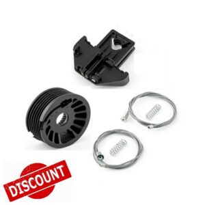 Power Window Regulator Repair Kit for Jaguar S Type 1999-2008 Window Regulator Repair KIT Rear Lef