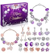 iZoeL Gold Charm Bracelet Advent Calendar 2026 Women Jewellery Calendar | Christmas Calendar for ...