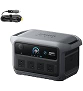 Anker SOLIX C2000 Gen 2, 2400W 2048Wh Power Station with 400W Solar Panel | LiFeP04 Battery, Peak...