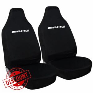 Fits Mercedes AMG 100% Waterproof and Heavy Duty Front Pair Seat Covers With Logo