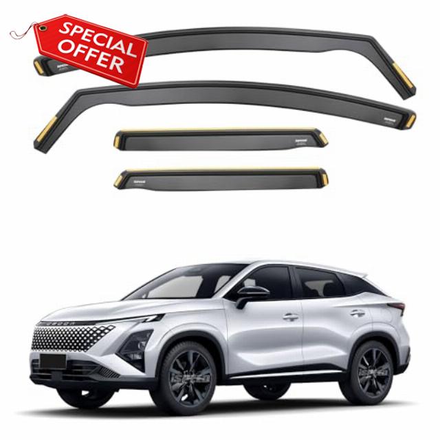ISPEED Wind Deflectors For Omoda 5 2022-2026 5-Door SUV 4pc Set | Keep Your Car Ventilated In Rain & Wind