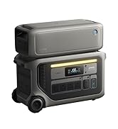 Anker SOLIX F3000 Portable Power Station, 3,072Wh, 3,600W, 230V Output, Solar Generator for Campi...