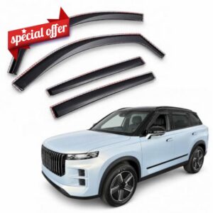 J&J AUTOMOTIVE Wind Deflectors for Jaecoo 7 LSE 2023-up Set of 4pcs Black Tint