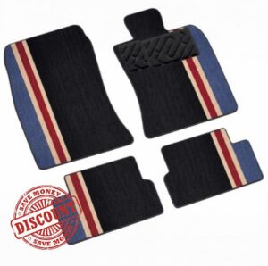 Car Mats Fit Mini Hatch R56 2007-2014 3 Door One Cooper S D SD JCW - Luxury Car Floor Mats Velour Carpet - Wear-Resistant - Car Accessories For 2007 2008 2009 2010 2011 2012 2013 2014