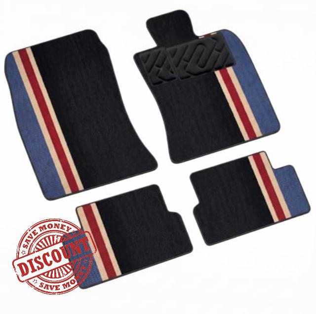 Car Mats Fit Mini Hatch R56 2007-2014 3 Door One Cooper S D SD JCW - Luxury Car Floor Mats Velour Carpet - Wear-Resistant - Car Accessories For 2007 2008 2009 2010 2011 2012 2013 2014