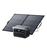 Multiple views of Anker power strip or surge protector in black finish with multiple outlets and LED indicators. Shows product from different angles.