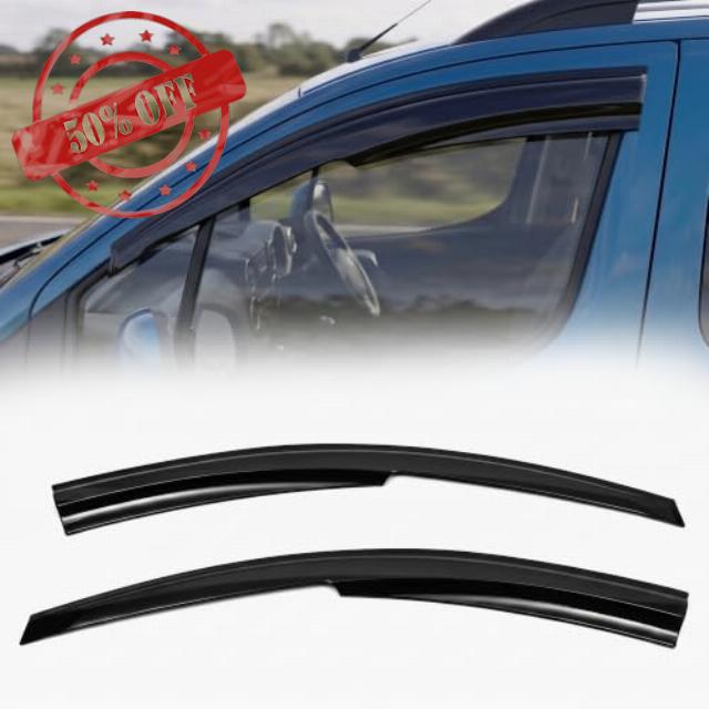 Wind Deflectors for Peugeot Partner Tepee 2008-2018 MPV - 2pc Set