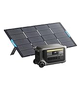 Anker SOLIX F3000, 3600W 3072Wh Power Station with 400W Solar Panel | 230V Output, 20ms UPS, 2400...