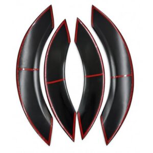 Black ABS Plastic Wheel Arch Protectors