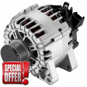 BDFHYK Alternator Fit for Ford Fiesta Focus Grand C-Max Tourneo Connect Compatible with Ford Fiesta 1.4L TDCi 2008-2012 Focus 1.5L TDCi 2014-2023
