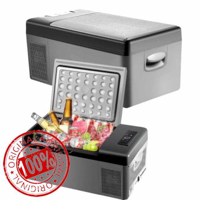 Mini Fridge Refrigerator Portable Car Freezer 15L Compressor Cooler -4℉~50℉ Adjustable Temperature Compressor Freezer for Outdoor