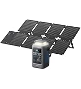 Anker SOLIX C300 DC Portable Power Station & Power Bank, 288Wh LiFePO4 Battery, 300W Solar Genera...