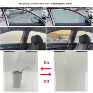 Easy DIY Install for Car Side Windows(White