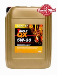Triple QX 5W30 C3 SynPlus 20L 5W-30 Fully Synthetic Car Engine Oil 20 LITRE For Petrol And Diesel Engines