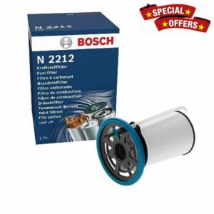 Bosch N2212 Car Diesel Filter - Replacement Filter                                                          Separates Particles and Water from Fuel - Protects the Injection System