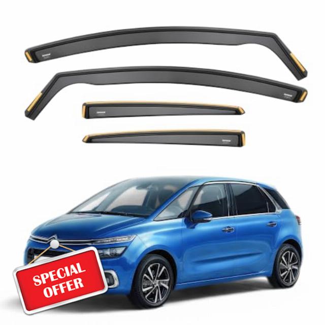 ISPEED Wind Deflectors For Citroen C4 Picasso MK2 2013-2020 | Keep Your Car Ventilated In Rain & Wind