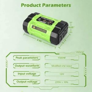 Car Power Inverter DC 12V to AC 240V                                                          2 AC