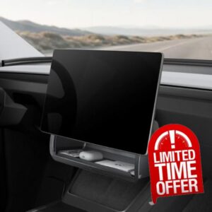 Spigen Tesla Hidden Under Screen Storage Organiser with Magnetic Flip-Open                                                          Model Y Juniper 2025/26 Model 3 Highland 2024/25/26
