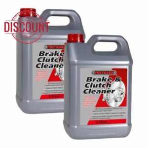 Polygard Brake & Clutch Cleaner 10L (2 x 5L) | Fast Drying Brake Cleaner & Degreaser | Removes Oil