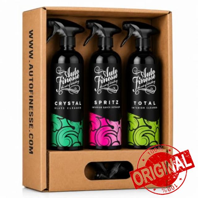 Auto Finesse Interior Car Care Trio Set                                                          Glass Cleaner