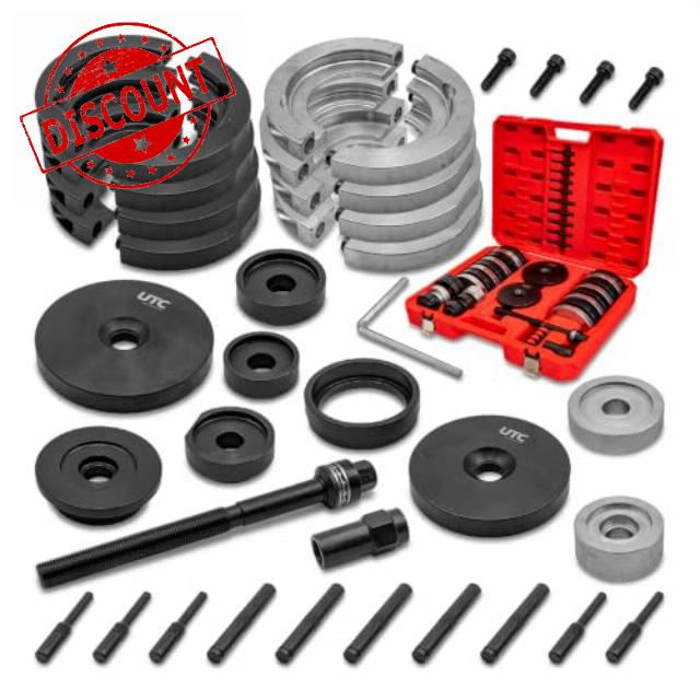 UTC GEN2 Wheel Bearing Tool Master Kit 62 66 72 85mm Removal Installation On Vehicle Hub Bearing Set For Audi Seat Skoda VW VAG Suspension Leg Service Professional Automotive Workshop Use 810034-UTC