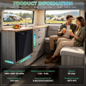 Camping Refrigerator with APP Control