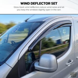 Gloss Black Acrylic Window Visors