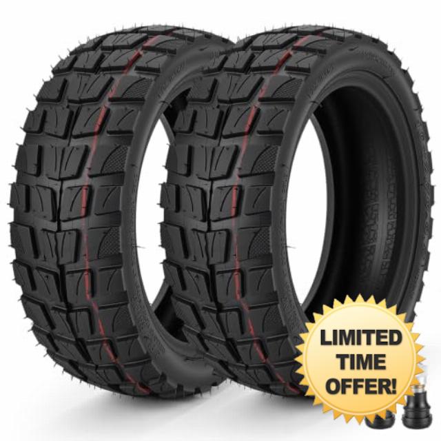 2Pcs 10x2.75-6.5 Scooter Tire Off Road 10 Inch Scooter Tyres